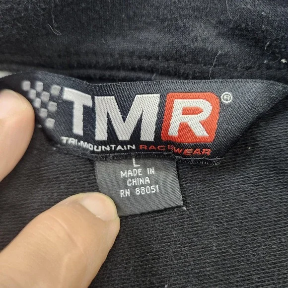 AJ Foyt Racing Jacket Mens L Black IndyCar Racing Honda Full Zip ABC Supply Co - Picture 6 of 10